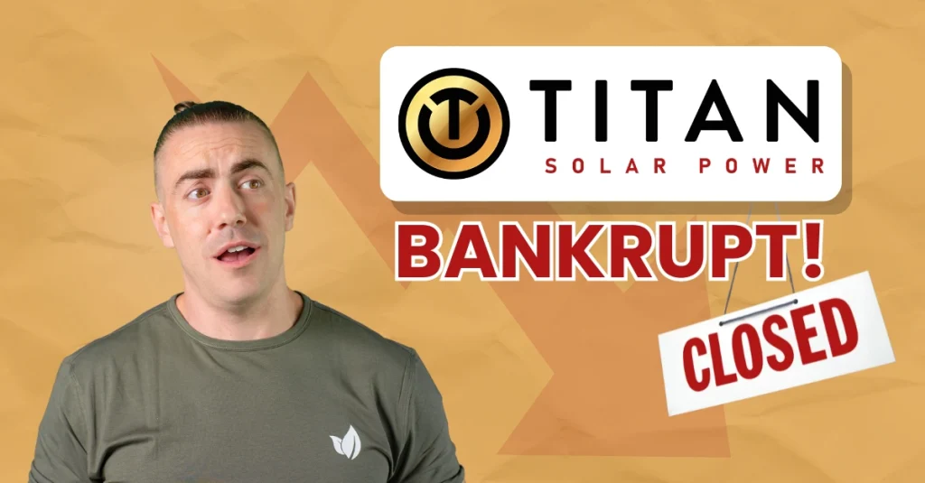 Titan Solar Power Goes Bankrupt - Out of Business